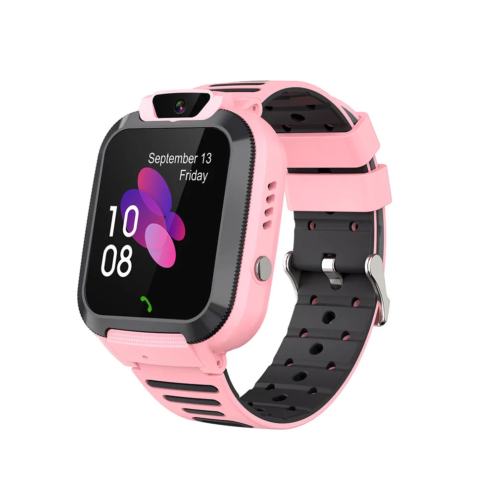 

2G Kids Smart Watch SOS Call LBS Tracker Location Sim Card Kid Watch Camera Voice Chat IP68 Waterproof Smartwatch For Children