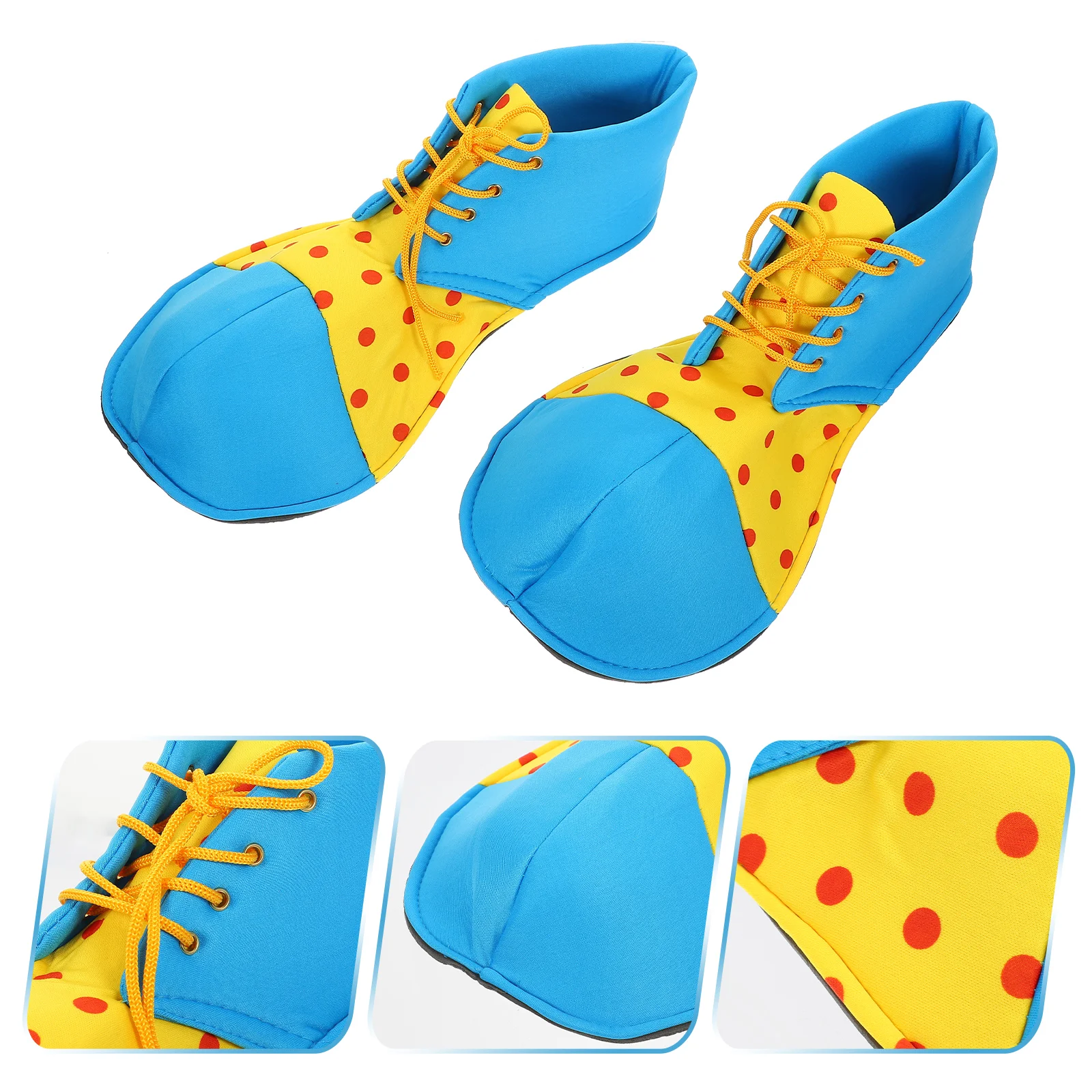 

1 Pair Halloween Party Clown Shoes Clown Cosplay Prop Clown Costume Large Shoes Accessories