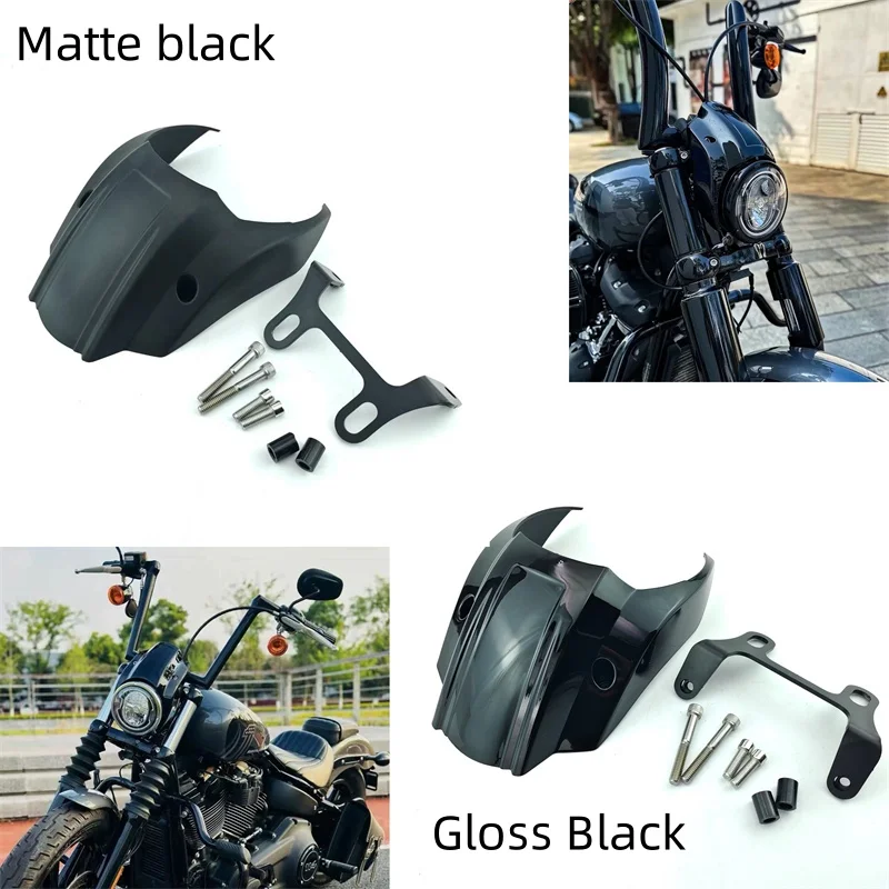 Фото Передняя фара мотоцикла, внешний обтекатель, чехол для Harley Softail Street Bob FXBB FXBBS Breakout FXBR/S 2018-2022 №1
