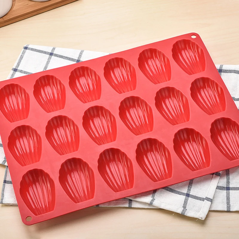 

Mini Shell Baking Pan Bpa-free Silicone Cake Mould Non-sticky Easy To Release Cookie Mold Kitchen Baking Tool 3d Food Grade Diy