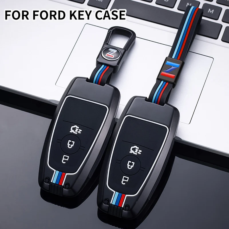 

Car Key Case Cover Shell Fob For Ford fiesta Fusion Focus Mk4 Mustang Explorer F150 Edge Mondeo Mk5 2019-2021 car Accessories