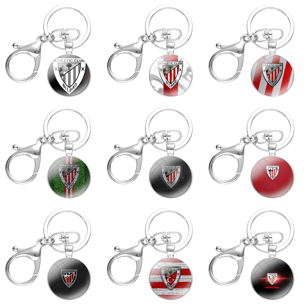 Брелоки для ключей, магнитные кольца для ключей, логотип футбольного клуба Бильбао FC