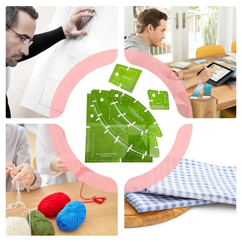 Инструменты для квилтинга многофункциональные акриловые швейные шаблоны линеек