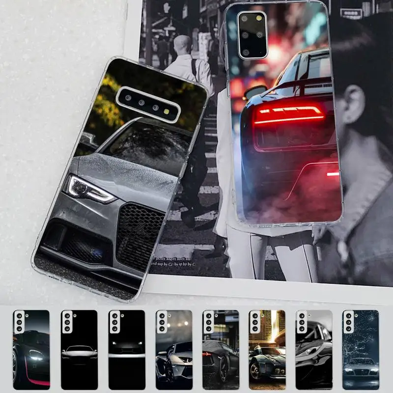 

FHNBLJ Luxury Sport Car Phone Case for Samsung S21 A10 for Redmi Note 7 9 for Huawei P30Pro Honor 8X 10i cover