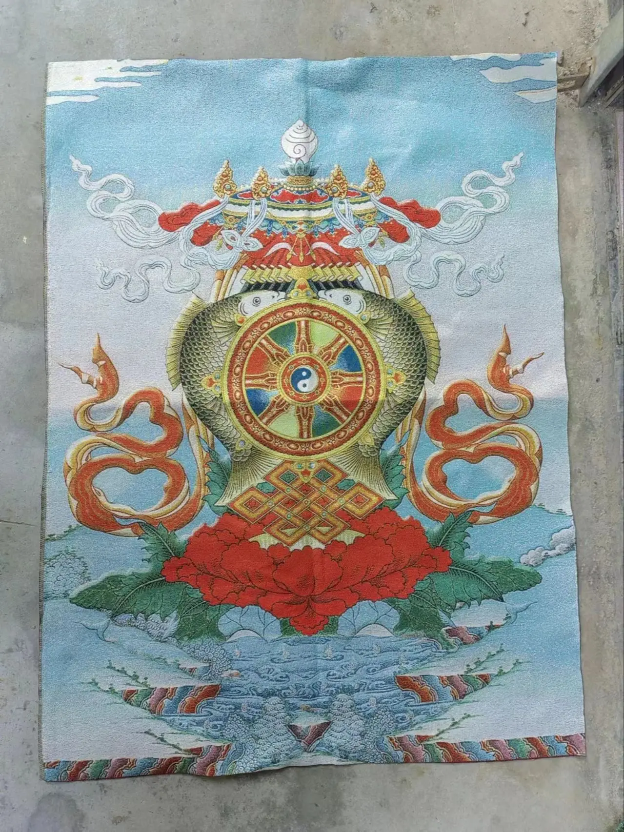 Буддийская жизнь дневная яркость история буддистской жизни тибетский Настенный