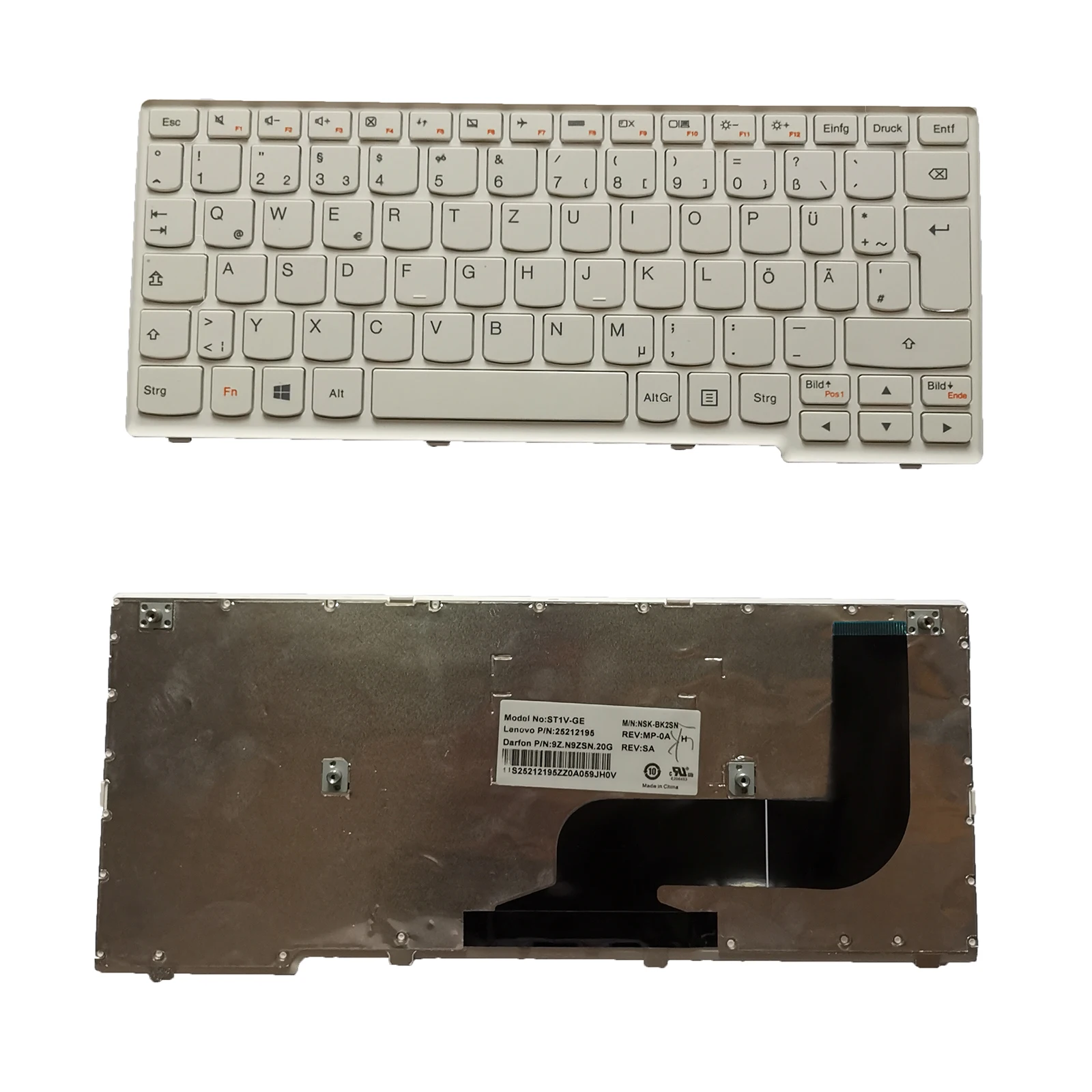 

Новинка для Lenovo IdeaPad YOGA 11S YOGA11S-IFI белая клавиатура GR