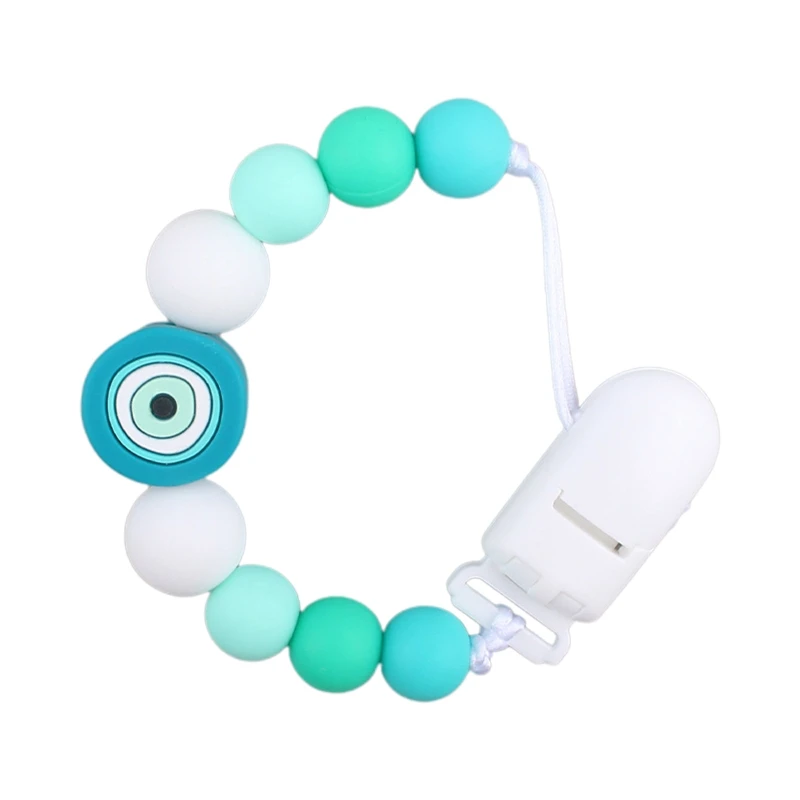

Cute Eyes Silicone Pacifier Clip for Babies Girls Boys Infant Teething Soothie