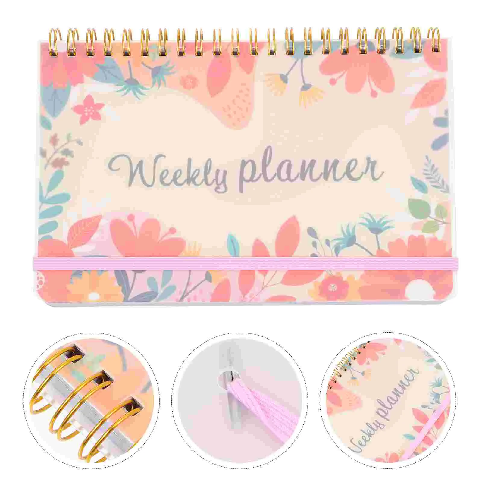 

Ежедневник, блокнот карманного размера для студентов, оригинальный планер, спиральная спираль для письма, дизайн, английская бумага