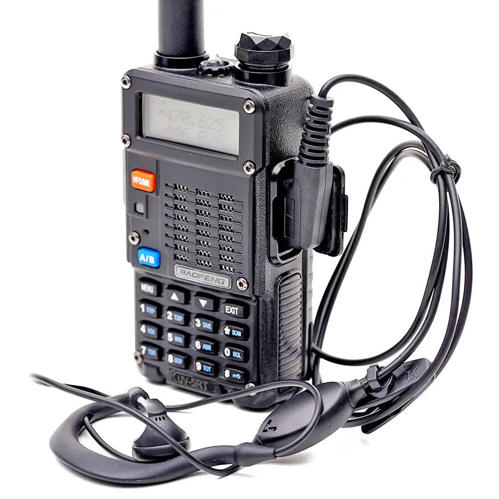 Фото Лучшая рация BAOFENG UV-5RT VHF/UHF 136-174/400-520 МГц, 8 Вт, рация дальнего действия Baofeng, двусторонняя радиосвязь с ценой гарнитуры №3