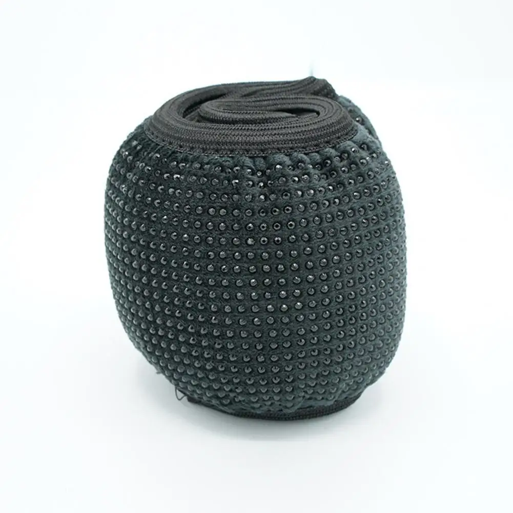 

Car Steering Wheel Cover Useful Universal Non-fading Rhinestone Steering Wheel Protector for Driver