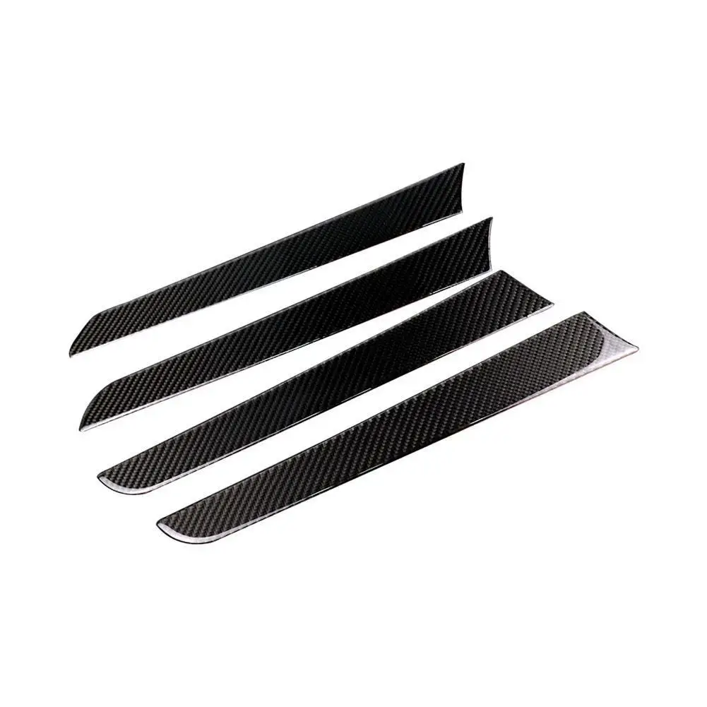 

Useful Trim Cover Gel Coated 4Pcs/Set Accessories Carbon Fiber For A4 B8 2009-2016 For A5 2010-2016 Glass Door
