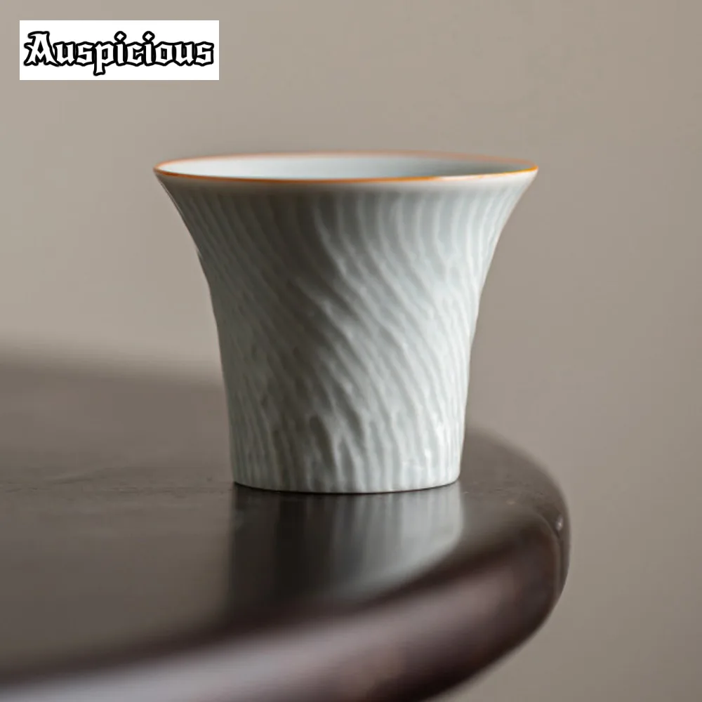 2 шт./набор чайная чашка с золотым узором 50 мл