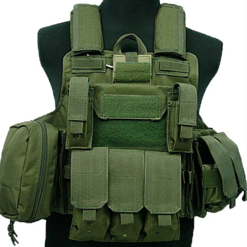 

Adjustable Multi-pockets Training Body Protection Vest Army Fans Military Shooting Hunting Tactical Combat Camouflage Waistcoat