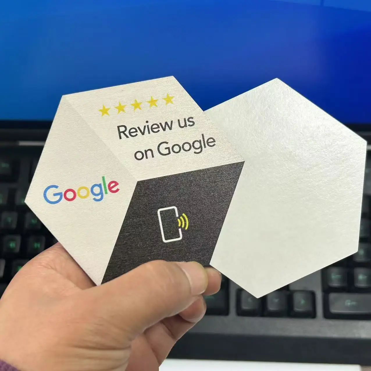 13 56 МГц Программируемая круглая карта комментариев Google NFC Шестиугольная