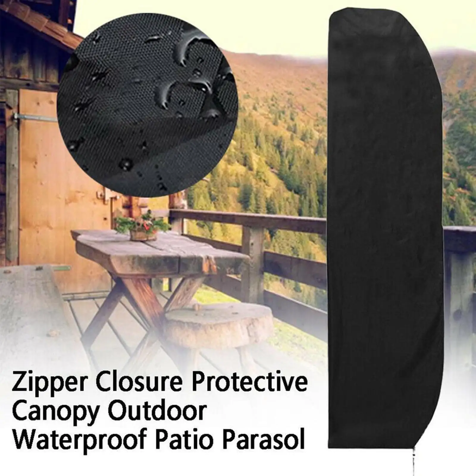 

Waterproof 210d Oxford Cloth Outdoor Sunshade Umbrella Cantilever Cover Parasol Garden Accessories Patio Weatherproof Cover W3j8