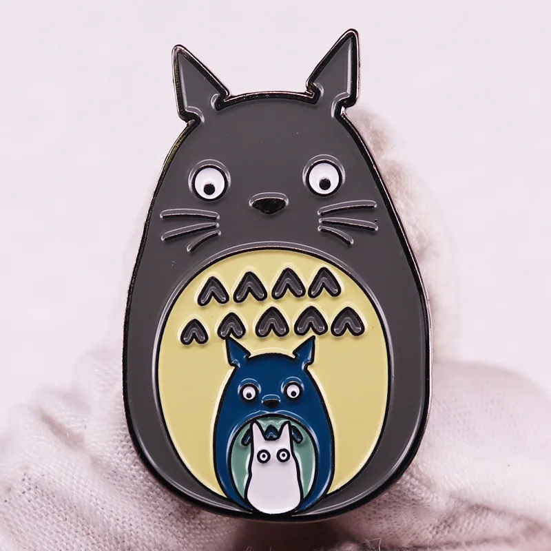 Милые значки из аниме вещей эмалированная заколка ювелирные броши на одежду