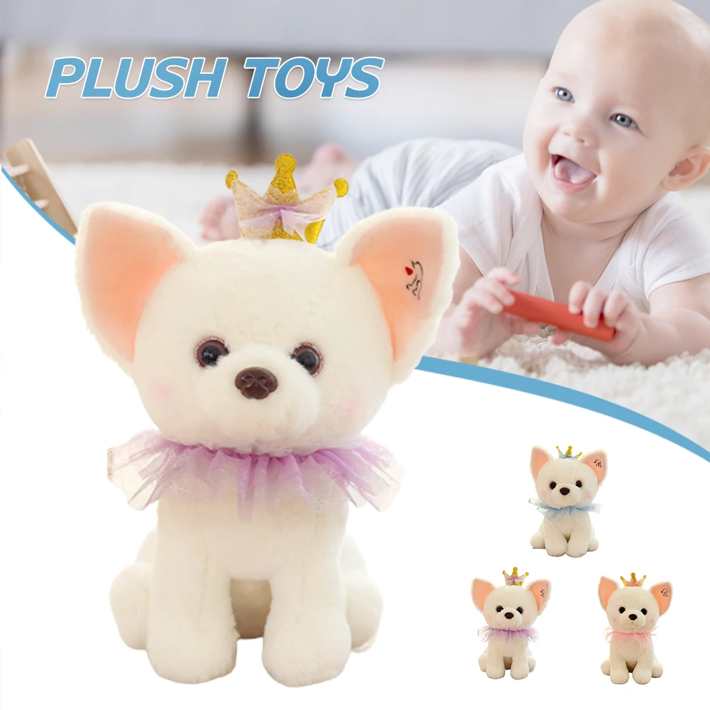 

Adorable Dog Shape Plush Doll Soft Stuffed Toy Kid Hugging Pillow Gift 23/33cm Birthday Gift for Kids Soft Home Decoration B99