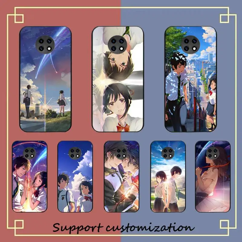 

Anime Your Name Phone Case For Redmi 8 9 10 pocoX3 pro for Samsung Note 10 20 for Huawei Mate 20 30 40 50 lite