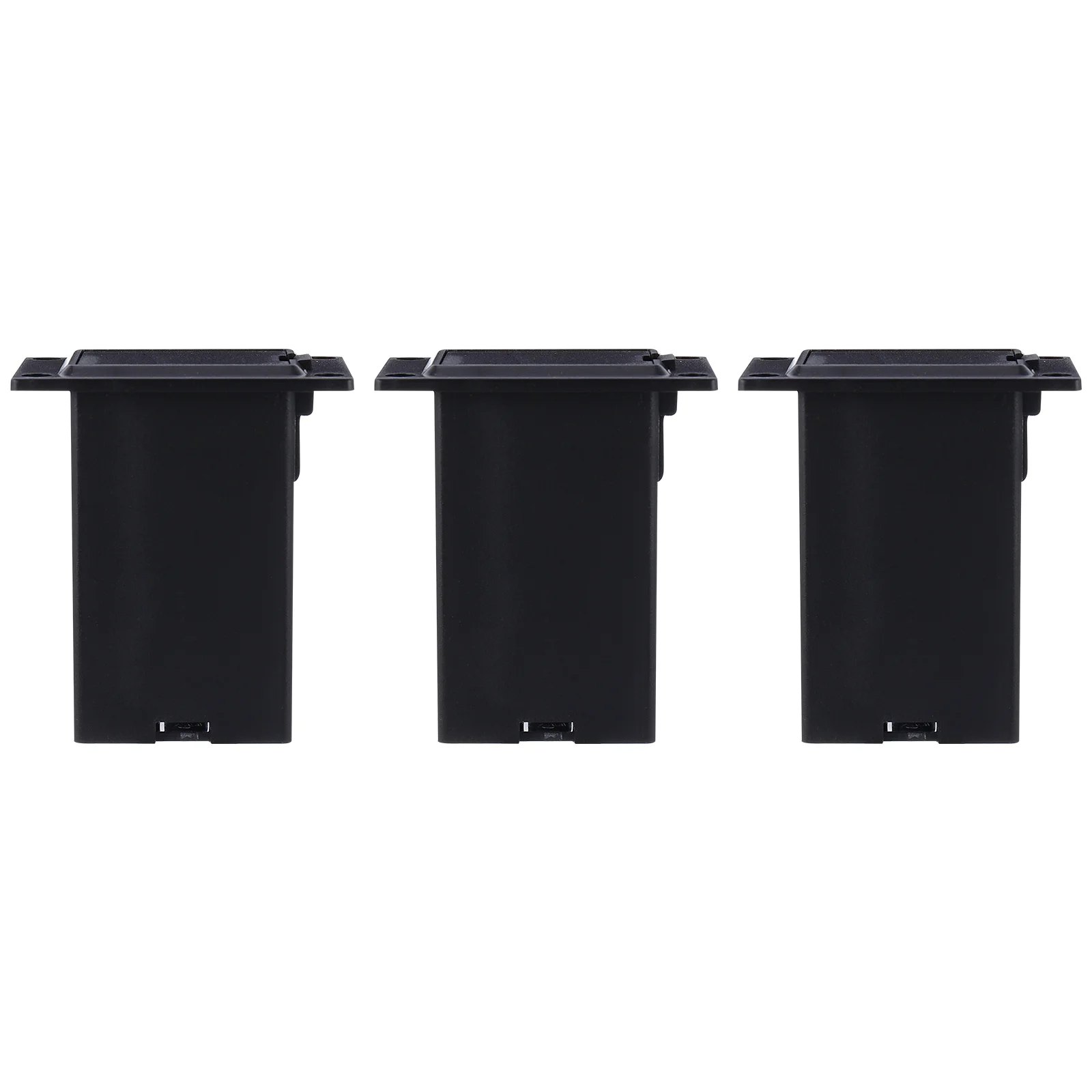 

3 PCS Pickup Case Guitar Compartment Active Bass Holder Guitars Pickguard Casing