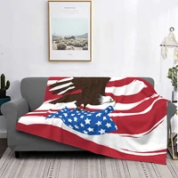 american flag plush blankets elections graffiti awesome throw blanket for bed sofa couch plush thin quilt 09