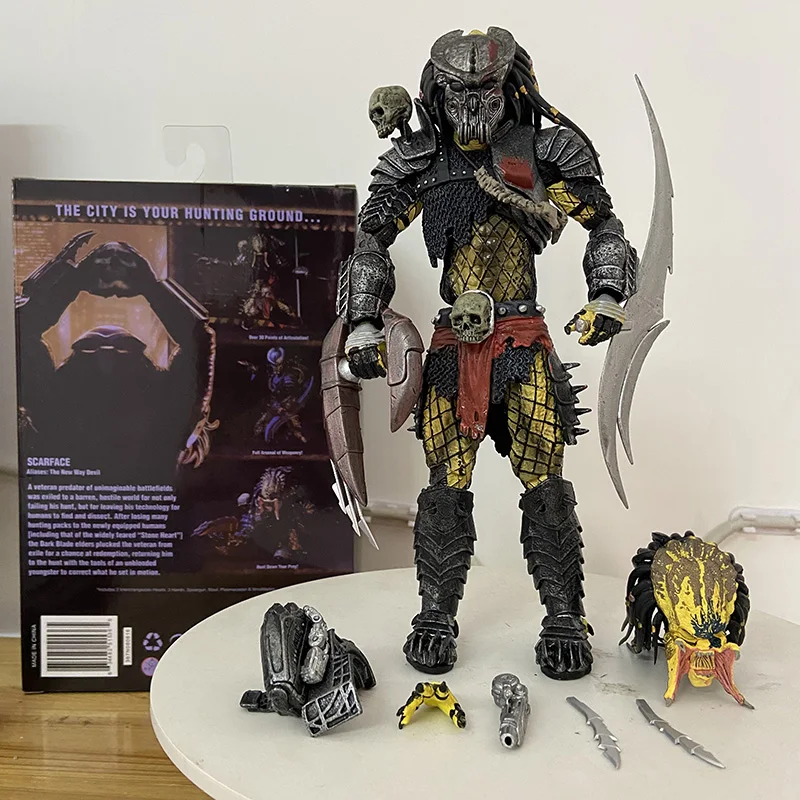 Фигурка хищника NECA бетонная сборная игрушка Охотник джунглей инопланетянин