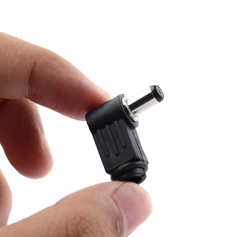 

2Pcs DC Power Connector Adapter 90 Degree Angle 5.5x 2.1mm/2.5mm Male Plug to Female Jack Coupler Converter