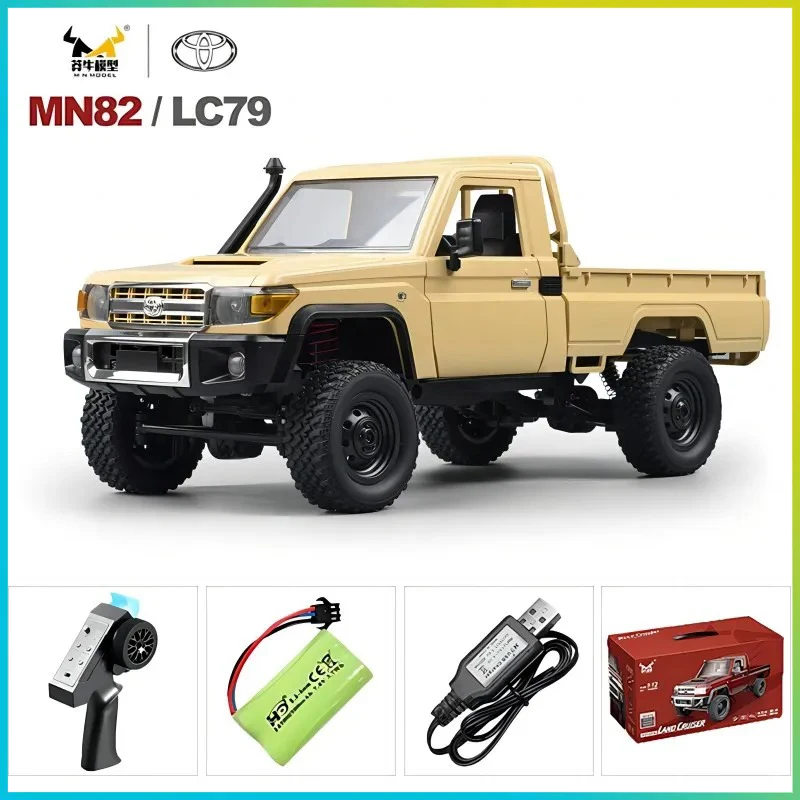 Фото Полноразмерный Радиоуправляемый автомобиль MN82 1:12 2,4G 4WD 280 мотор с дистанционным управлением внедорожный грузовик модель LC79 радиоуправляемая модель автомобиля для мальчиков Подарки для взрослых №1