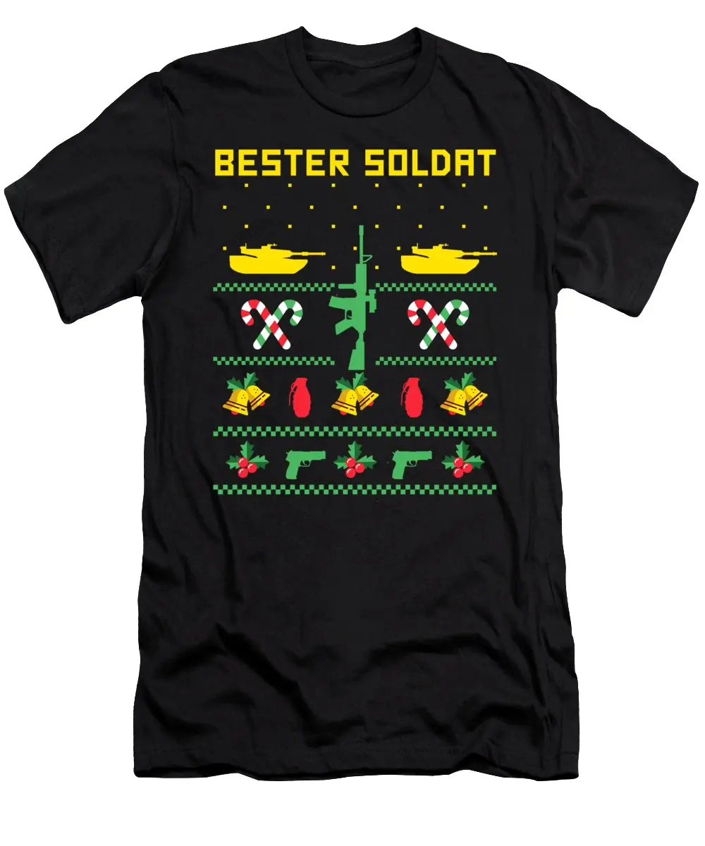 Вязаный Уродливый Рождественский свитер Bester Soldier Подарочная футболка |