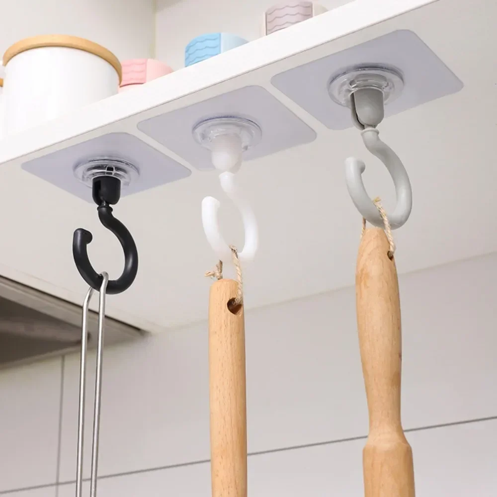 Новый Бесшовный потолочный крючок вращающийся на 360 градусов без гвоздей большая