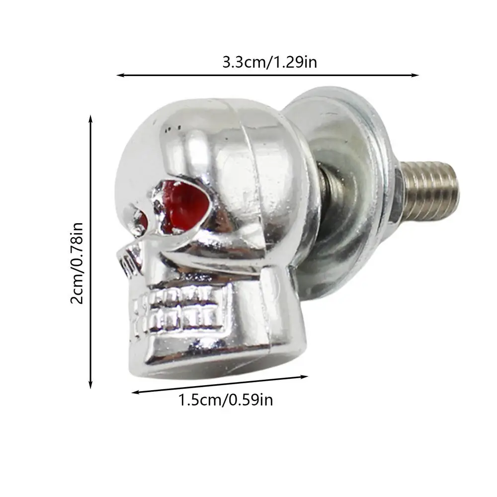 

Рамка номерного знака мотоцикла Болты Винты Череп Рамка номерного знака автомобиля Болты Винт Рамка номерного знака для любого болта 6 мм