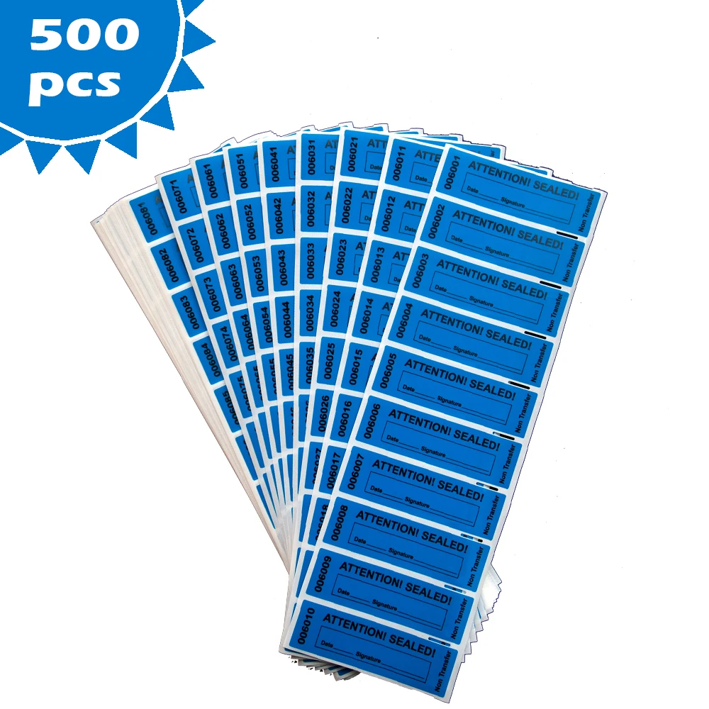 

Голографические защитные наклейки VOID, синий, пластик