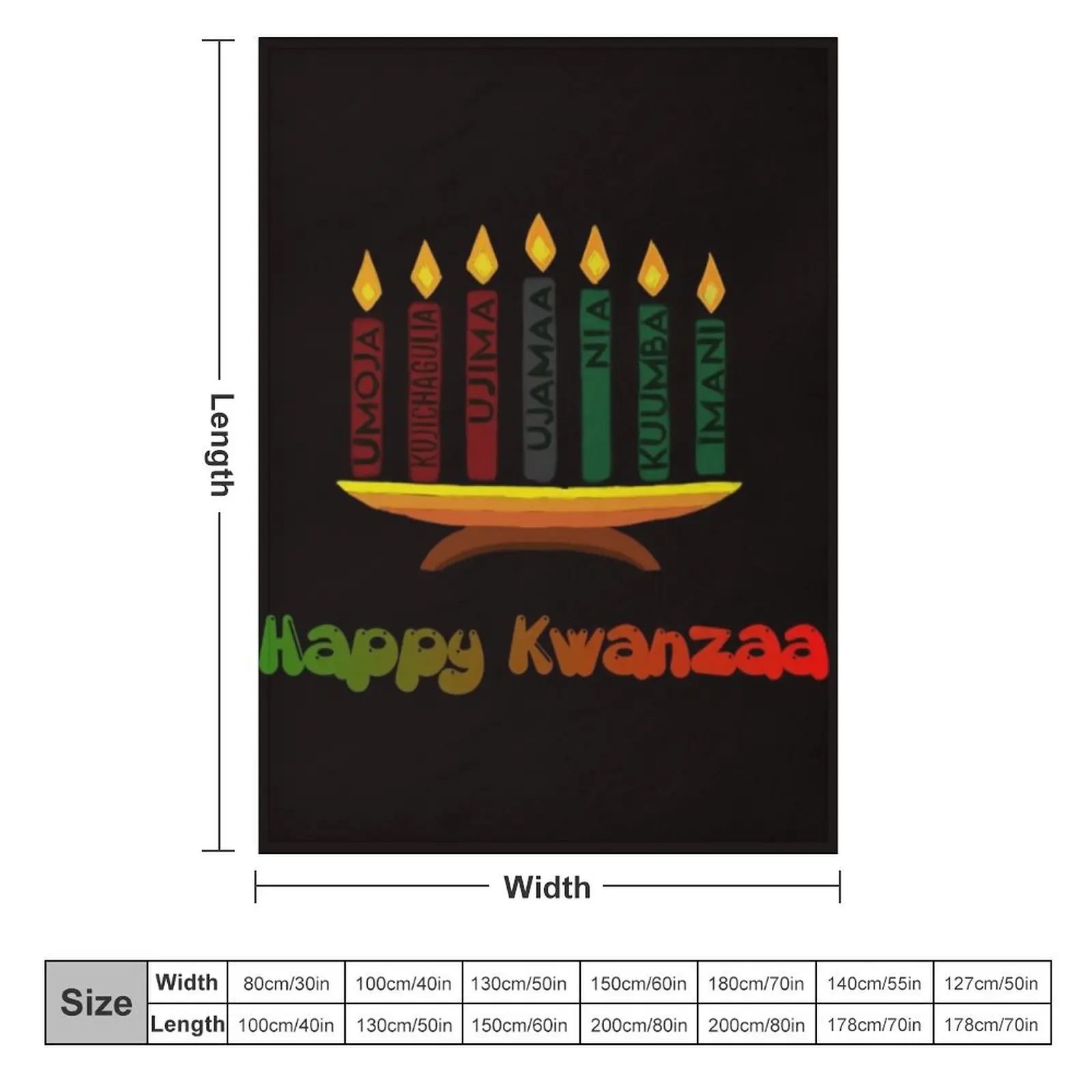 Роскошное дизайнерское одеяло большие одеяла Кванзаа