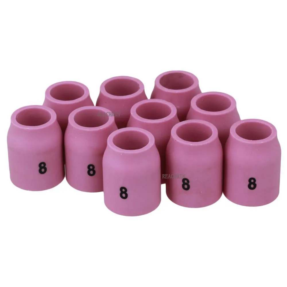 

Ceramic 53N61 8# Alumina Shield Cup TIG Welding Torch Nozzle Fits For WP-9 20 24 25 Pack of 10
