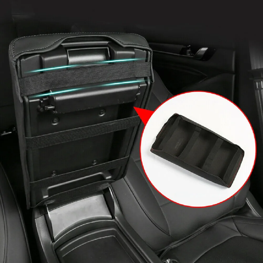 

1pc Armrest Center Console PU Leather Armrest Cover Car Glove Boxes Decorative Protective Covers Fit For Jeep Renegade 2015-2021