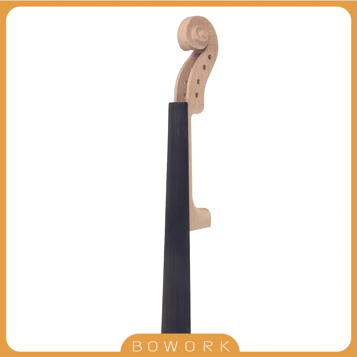 

Unfinished Full Size Violin 4/4 Fiddle Necks Maplewood Neck Hand Carved Scroll Ebony Fingerboard For DIY Violin KIT Bulid Repair