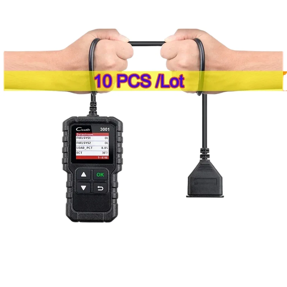 Диагностический сканер LAUNCH X431 CR3001 12 в 16 контактов OBD2 EOBD устройство для считывания