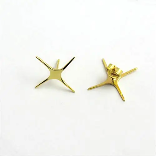 

Beadsnice 2 Pairs 4 Claw 925 Earring Setting 925 Silver Earrings Blanks Making Jewelry Component for Women