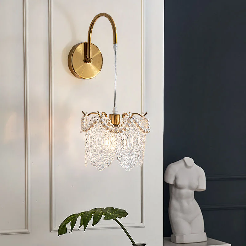 Современный минималистичный креативный средневековый хрустальный настенный