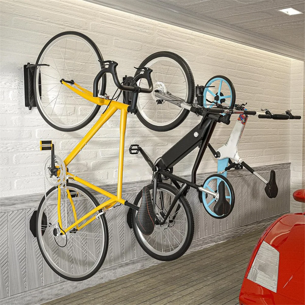 1 упаковка поворотный настенный кронштейн для велосипеда вертикальная стойка