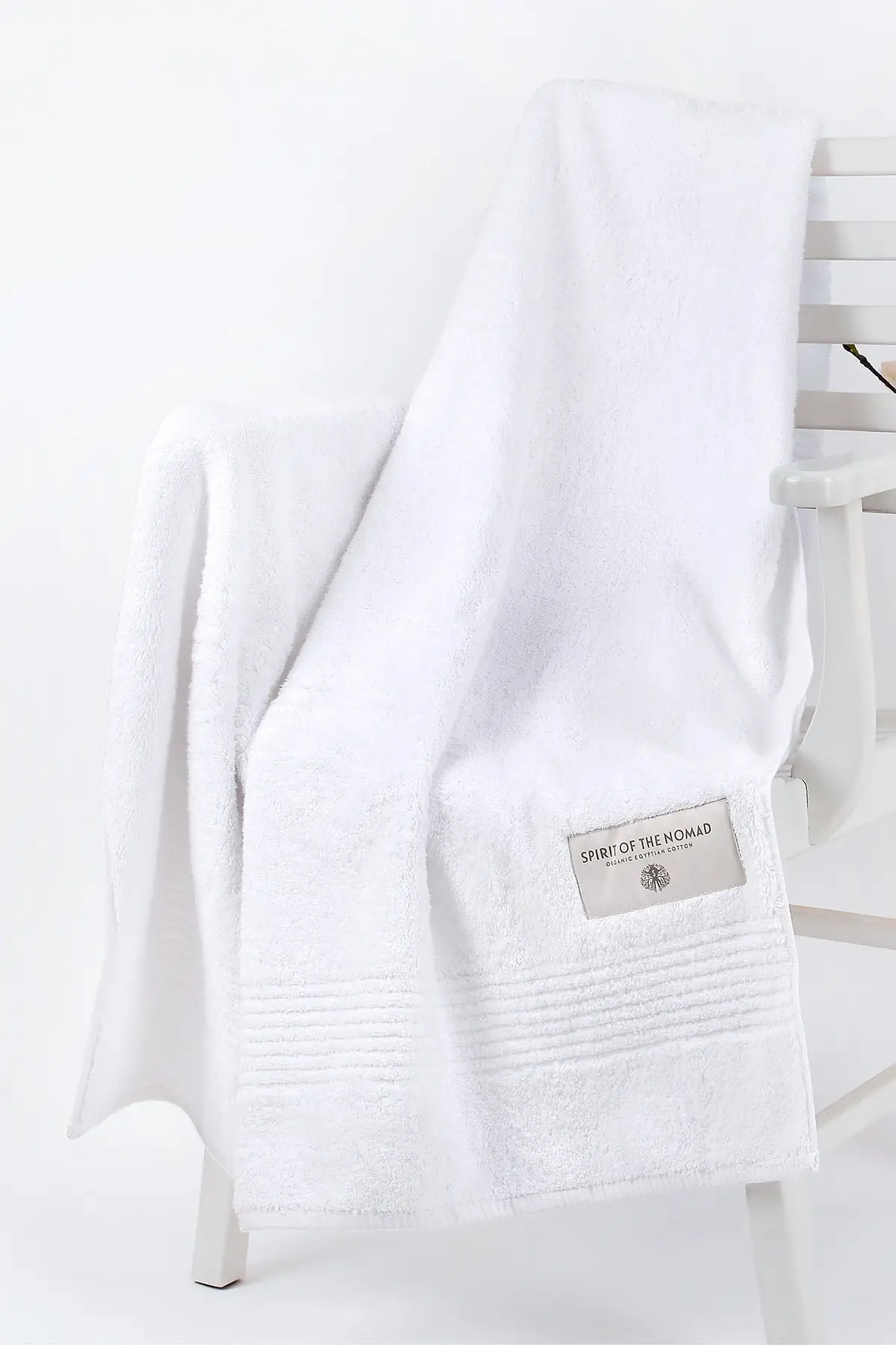 

Organic Egyptian cotton White Bath Towel 100x150 Cm