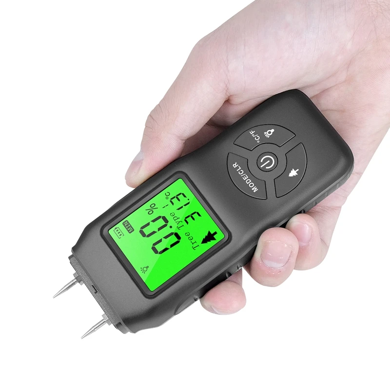 Цифровой измеритель влажности детектор утечки воды тестер Тип контакта