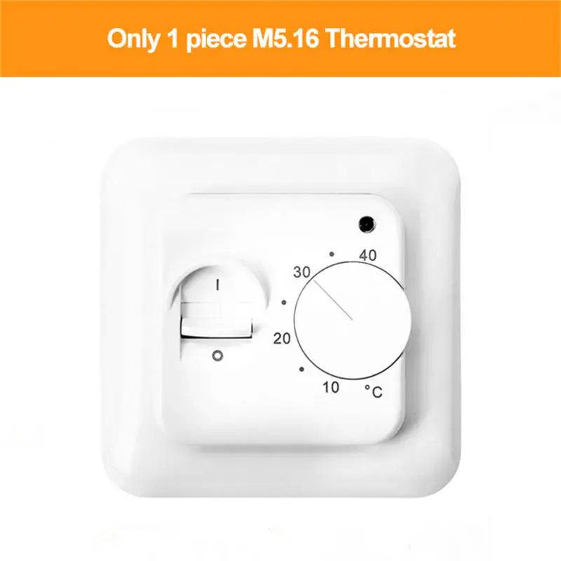 

Mechanical Floor Cable 230v Temperature Control Switch Electric Underfloor Rtc.70 Sensor Heating Thermostat 16a Thermostat