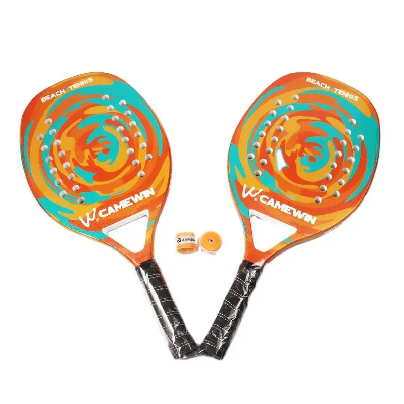 

2021 Профессиональная полностью карбоновая ракетка для пляжного тенниса для взрослых, мягкая ракетка для лица из ЭВА с сумкой, ракетка для те...
