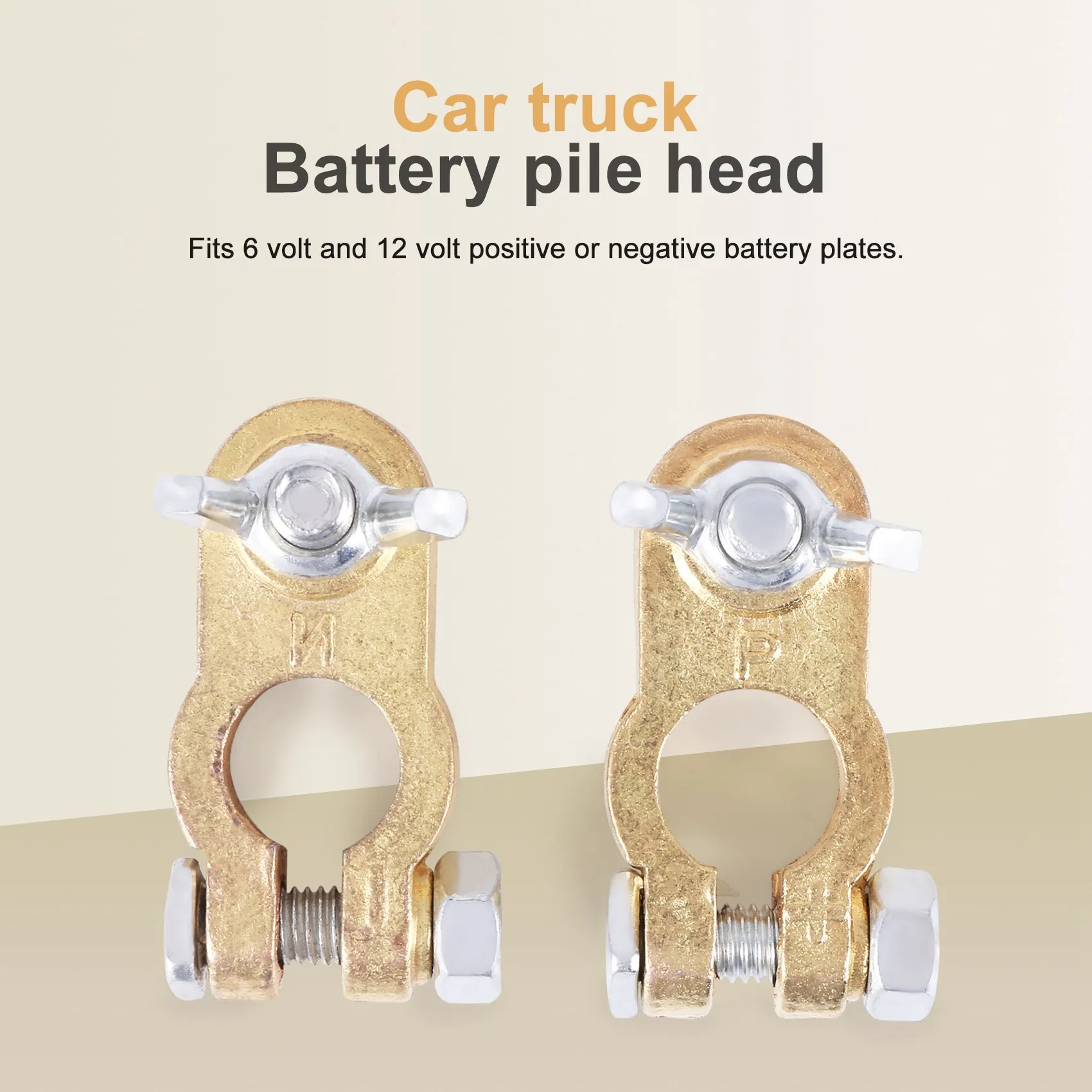 

2 Pcs Automotive Car Boat Truck Battery Terminal Clamp Clip Connector Battery Clip Battery Connector