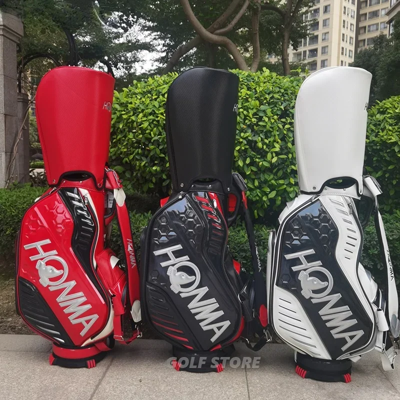 

Men's HONMA Golf Bag Holder Bag High Quality PU Golf Professional Bag Club Storage Bag 골프용품