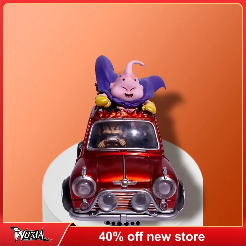 

Dragon Ball Figure MajinBuu driving 14cm PVC Cute Statue Model Collection Anime Periphery Display Toy Holiday Gift for Children