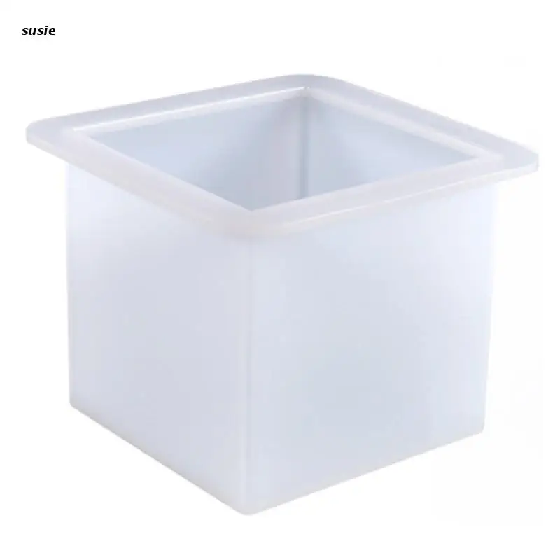 

X7YA Cube Specimen Tabletop Ornaments Epoxy Resin Mold DIY Decoration Silicone Mould