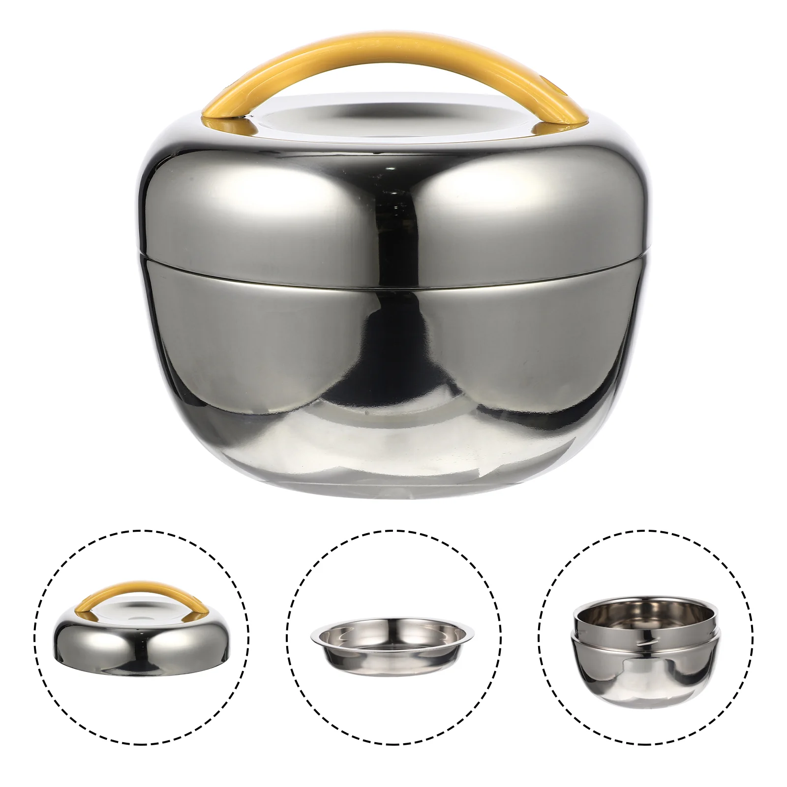 

Box Lunch Bentocontainer Metal Stackable Kids Containers Steel Stainless Insulated Portable Salad Snack Microwave Boxes