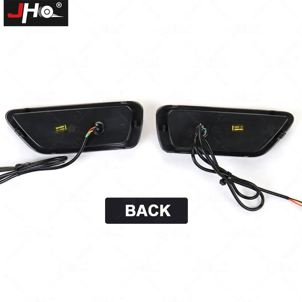JHO светодиодный ная противотуманная фара для заднего бампера сменный комплект