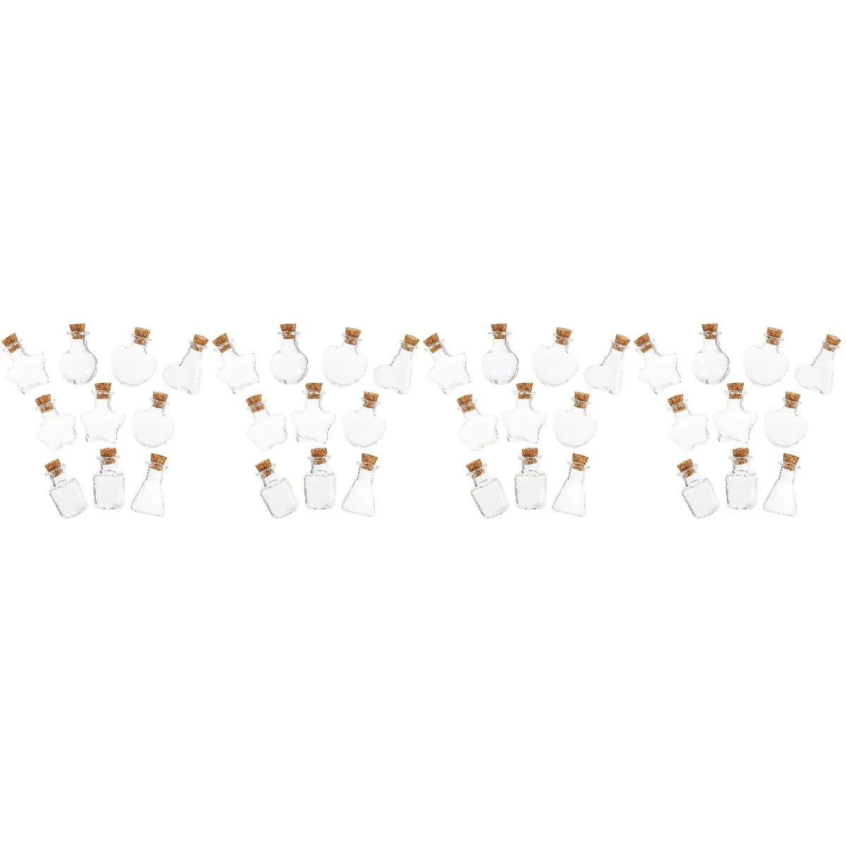 

40 Sample Bottle Specimen Display Bottle Delicate DIY Bottle With Cork